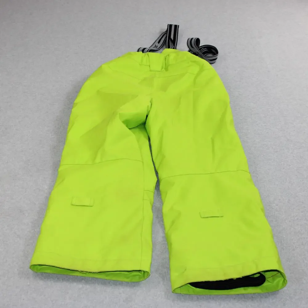 Jupa Ski Bibs Boy 10 Green Bib Salopettes Waterproof Insulated Winter Snow Pant